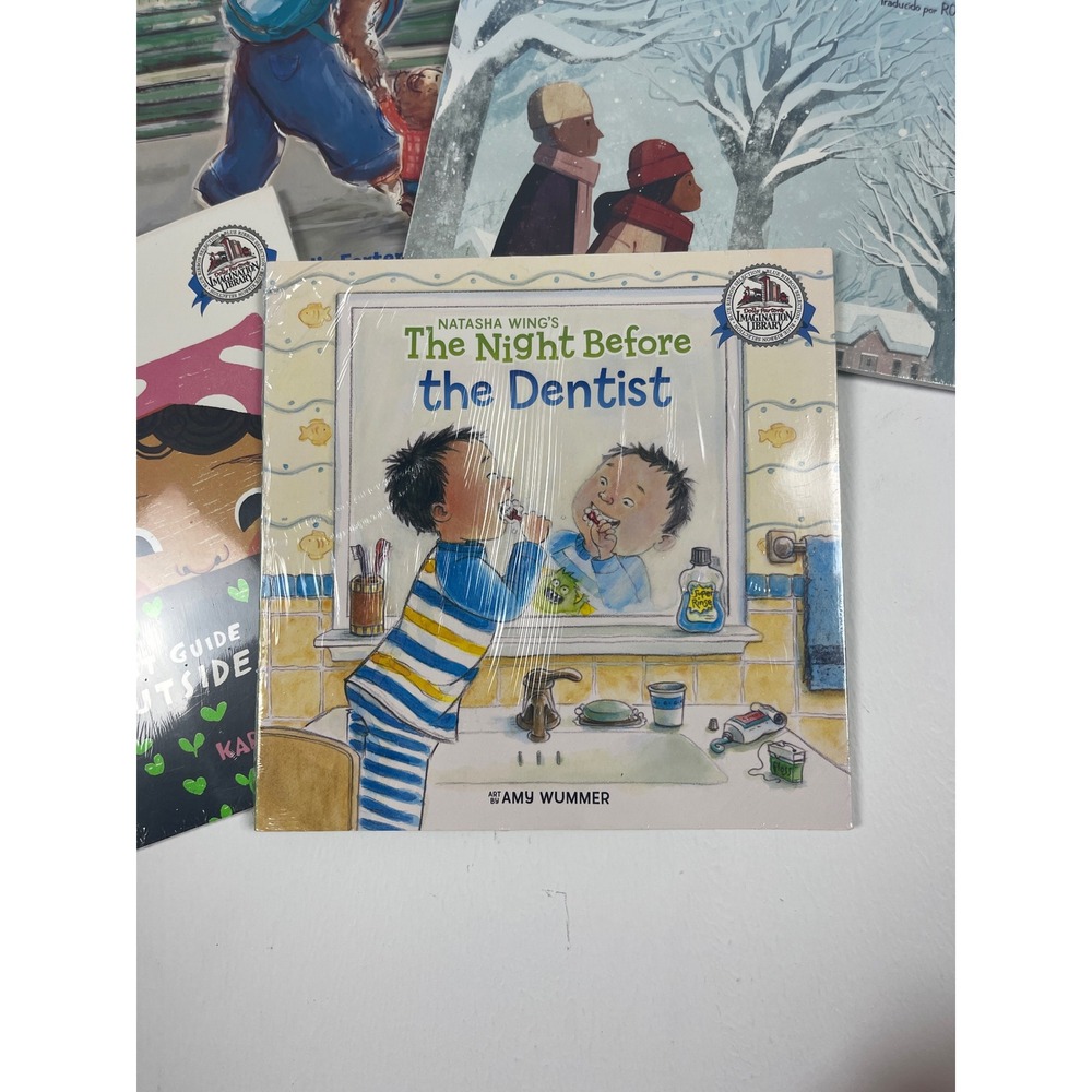 Dolly Parton Imagination Library 5 Book Lot Jan Brett Goldilocks Worm - Picture 2 of 6